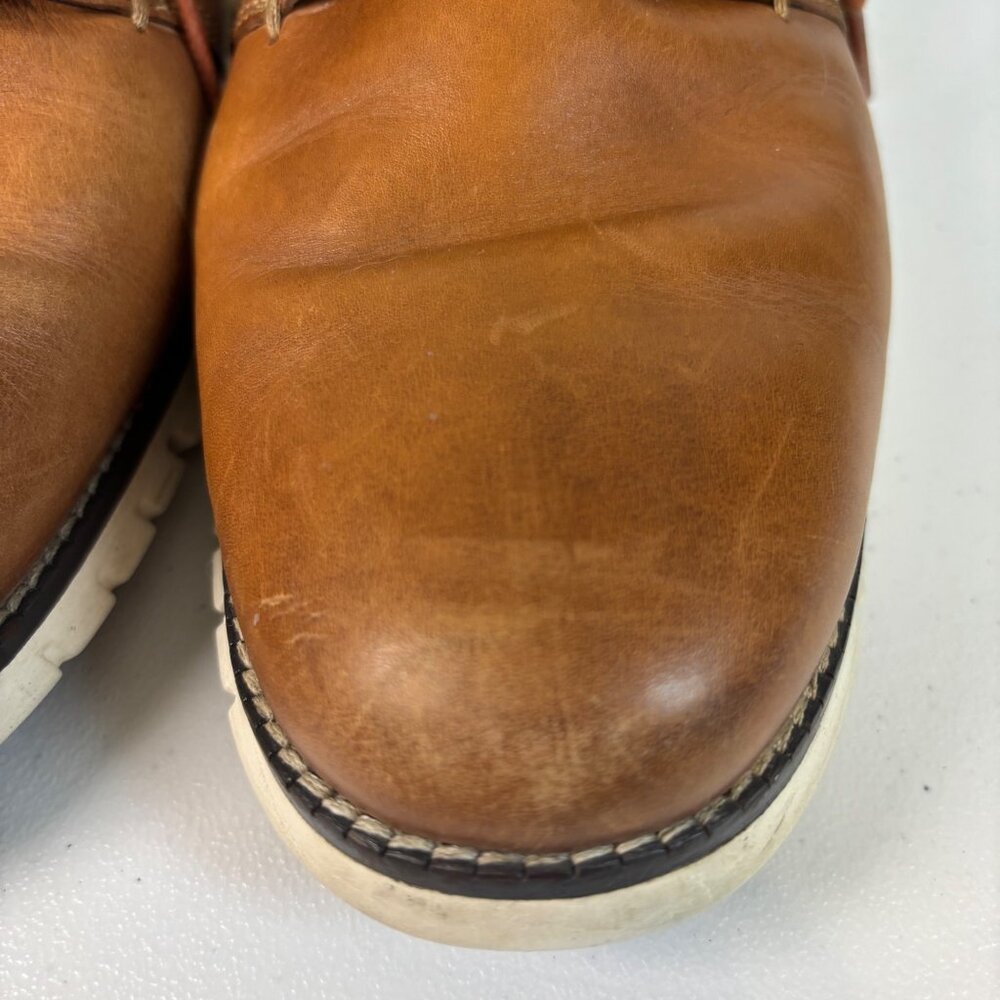 Cole Haan ZERØGRAND Chukka Boots Men’s 10M British Tan Leather Comfort Shoes - Picture 11 of 16
